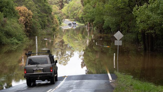 flooded middle bucca road near Nana glen.12 FEB 2020