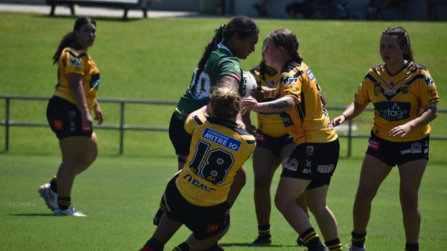 Harvey Norman under 19s game between the Ipswich Jets and Sunshine Coast Falcons. Saturday March 4, 2023. Picture, Nick Tucker.