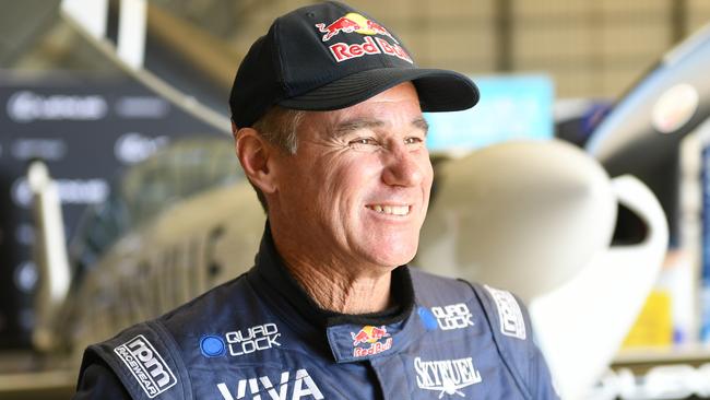 Matt Hall, Red Bull World Champion Aerobatic Pilot in Townsville to help raise money for the Cancer Council. Picture: Shae Beplate.