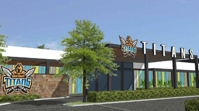 Artist impression of Gold Coast Titans Leagues Club planned for Oxenford.