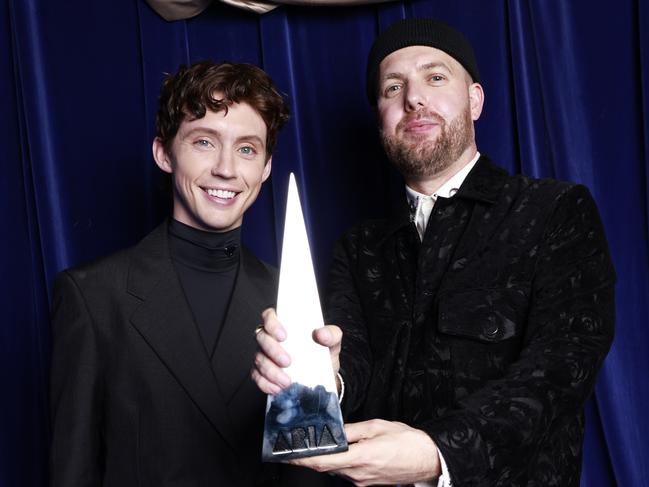 Troye Sivan and Styalz Fuego pocketed four ARIAs between them. Picture: Getty Images