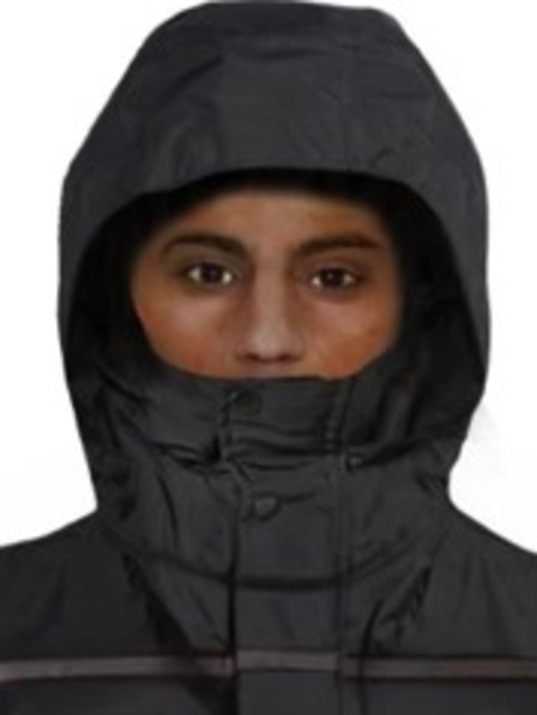 A digital composite of the shooter. Picture: Victoria Police.