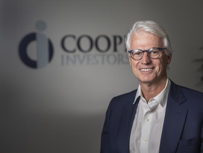 Top ranked fund manager Peter Cooper, the chief investment officer of Cooper Investments. Picture: Valeriu Campan