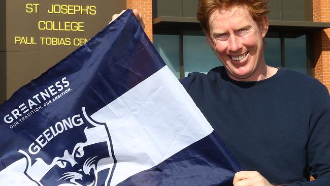 Cameron Ling is one of a long list of Geelong players who attended St Joseph's College. Picture: Alison Wynd