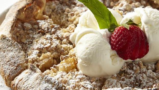 Millone's Ristorante and Bar’s Apple Crumble Pizza. Picture: Millone's Ristorante and Bar