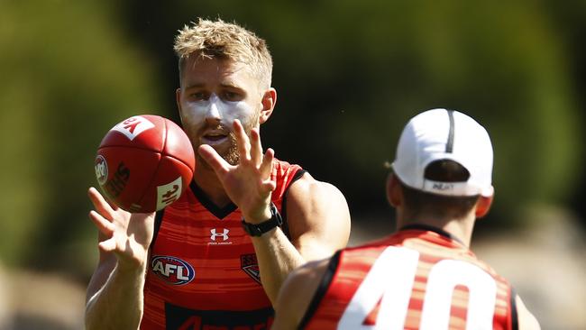 Will Dyson Heppell be ready for Round 1? Picture: Daniel Pockett/Getty Images