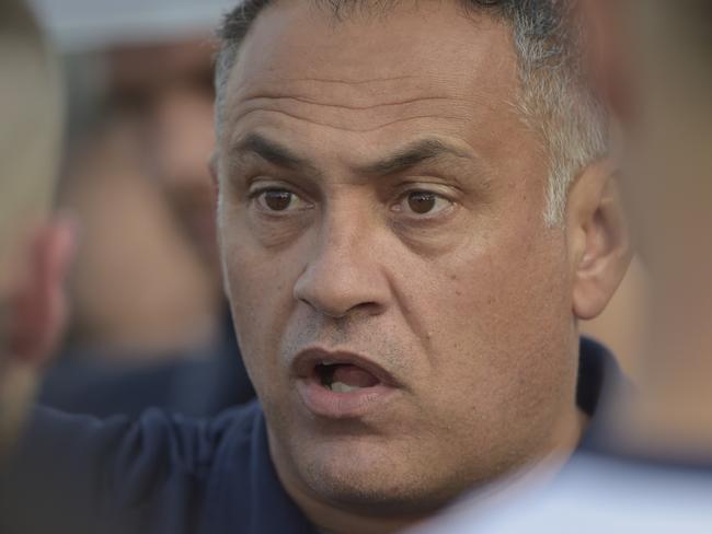 EDFL: St Albans SM v Tullamarine SM at Kings Park Reserve, Kings Park, Victoria, Saturday 25th May 2024. St Albans Coach Zammy Muhtari. Picture:Andrew Batsch