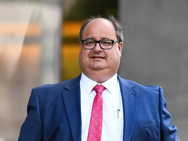 Clive Mensink pictured outside the Supreme Court in Brisbane in 2016.