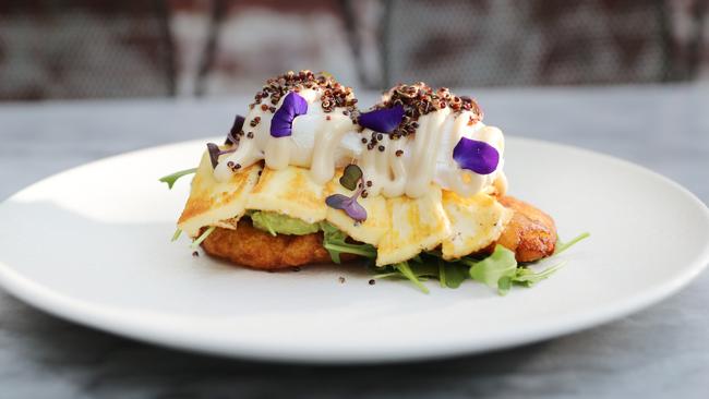 The potato rosti dish is quite homely at Old Man Drew. Picture: Alex Coppel