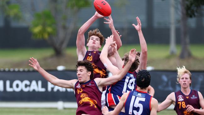 Action from the Colts game between Wilston Grange and Palm Beach Currumbin. Pictured is CurrumbinÃ&#149;s Cameron Brown. Picture: Tertius Pickard