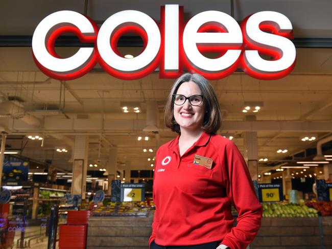 MELBOURNE, AUSTRALIA - NewsWire Photos AUGUST 22ND, 2023 : New Coles CEO Leah Weckert at Coles Tooronga store. Picture : NCA NewsWire / Nicki Connolly