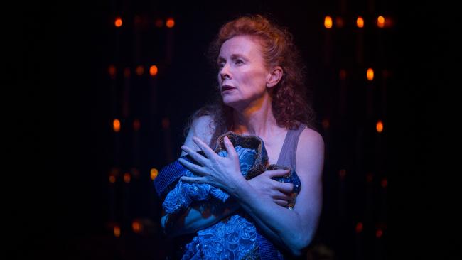 Alison Whyte gives a strong performance in <i>The Testament of Mary</i>. Picture: Lisa Tomasetti.