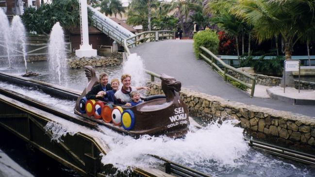 Viking’s Revenge Flume Ride in the 1990s.