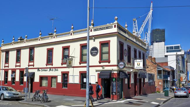 The Corkman pub in Carlton.