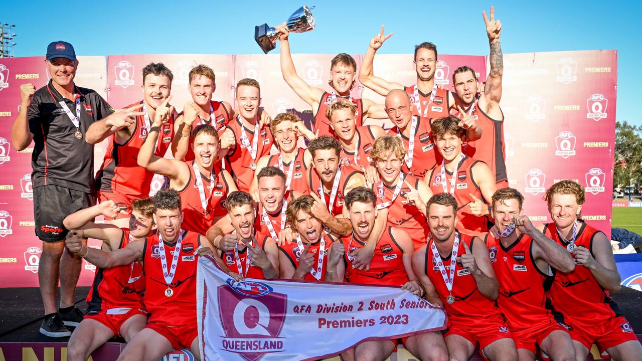 Burleigh Bombers won the QFA Div 2 South Seniors grand final. Picture: Supplied