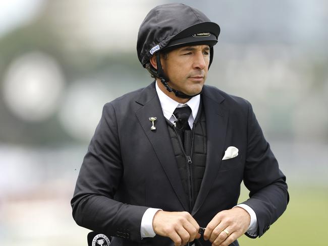 MELBOURNE, AUSTRALIA - NOVEMBER 02: Former NRL player  and T.V. commentator Billy Slater is seen during 2024 Penfolds Victoria Derby Day at Flemington Racecourse on November 02, 2024 in Melbourne, Australia. (Photo by Darrian Traynor/Getty Images)