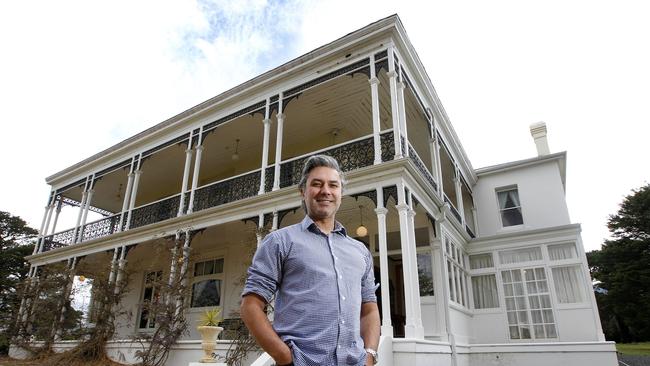 Joel Van Sanden is the owner and is renovating Claremont House for accomodation and a restaurant.