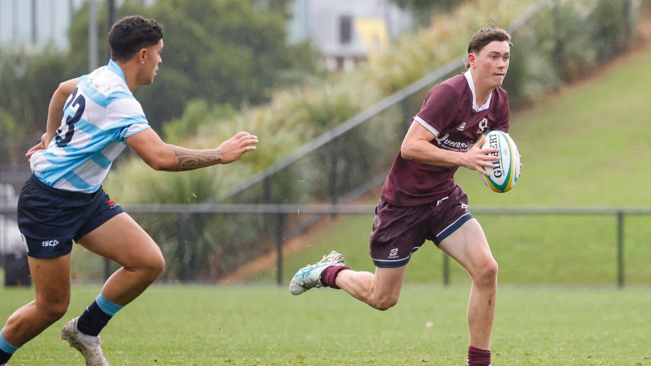 Nate Thompson in action at the 2024 Australian Schools Rugby Championship. Picture: Rachel Wright.