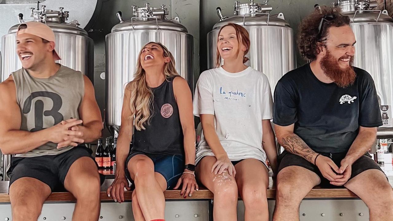 The owners of Caxton Street Brewing Company, Johnny Balbuziente<span id="U821291183825aZH">,</span> Lauren Staples, Kerry Knight and Tory Staples.