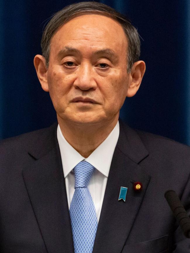 Japanese Prime Minister Yoshihide Suga.