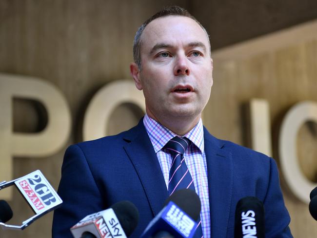 NSW Detective Chief Inspector Jason Weinstein. Picture: AAP Image/Joel Carrett