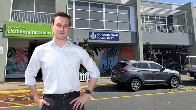 Bonney MP Sam O'Connor lobbied for the Harbour Town Police Beat.