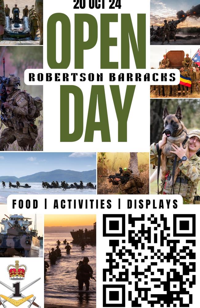 Darwin's Robertson Barracks is holding its first open day in five years.