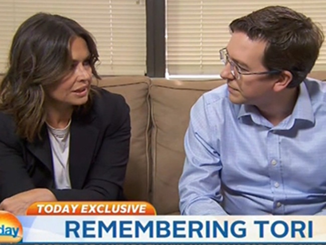 Lisa Wilkinson and Tori’s partner Thomas Zinn.