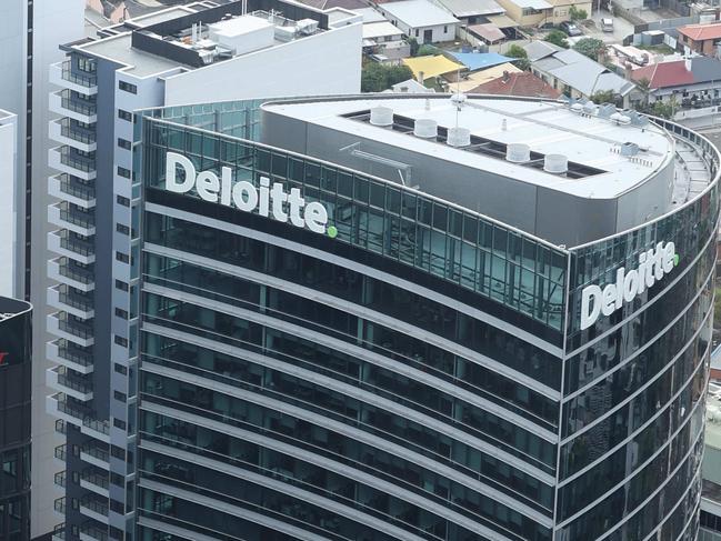 SYDNEY, AUSTRALIA - NewsWire Photos DECEMBER 1, 2021: General stock images of Parramatta taken from the 51st floor of 8 Parramatta Square. Pictured is the of Western Sydney University building and Deloitte building (right). Picture: NCA NewsWire / David Swift