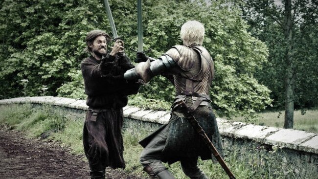 ♪”Clang, clang, clang went the Jaime...”