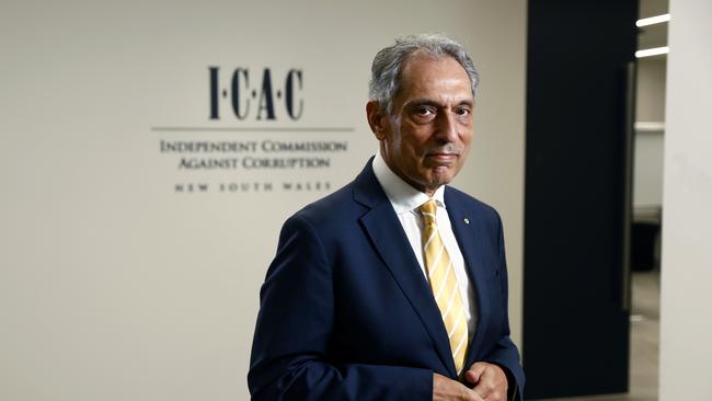 John Hatzistergos, ICAC Chief Commissioner. Picture: Richard Dobson