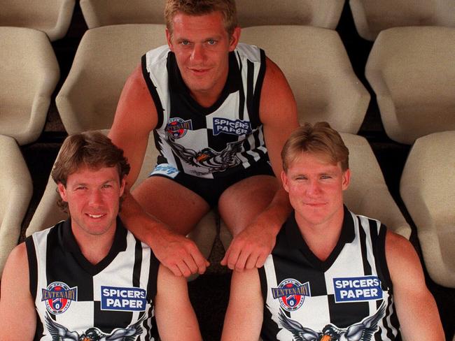 Gavin Brown, Damian Monkhorst and Nathan Buckley.