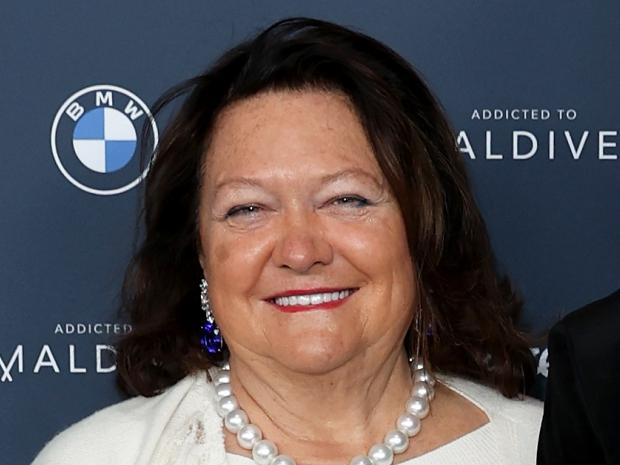 SYDNEY, AUSTRALIA - NOVEMBER 09: Gina Rinehart and Garry Korte attend the CEO Magazine 2022 Executive Of The Year Awards on November 09, 2022 in Sydney, Australia. (Photo by Brendon Thorne/Getty Images)