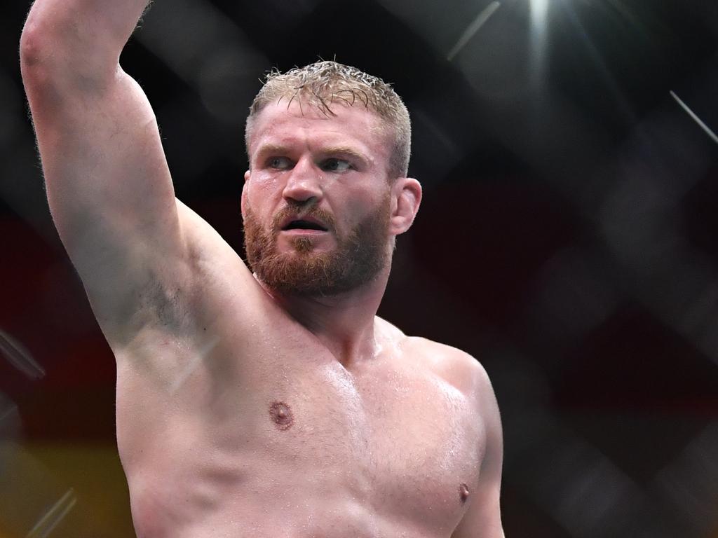 Jan Blachowicz of Poland celebrates.