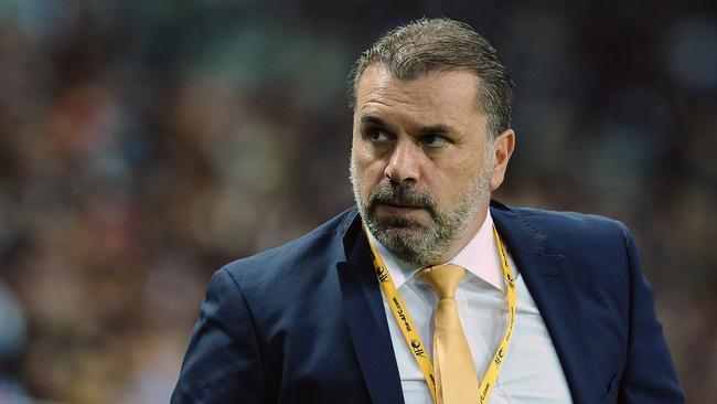 Head coach Ange Postecoglou of Australia looks on.