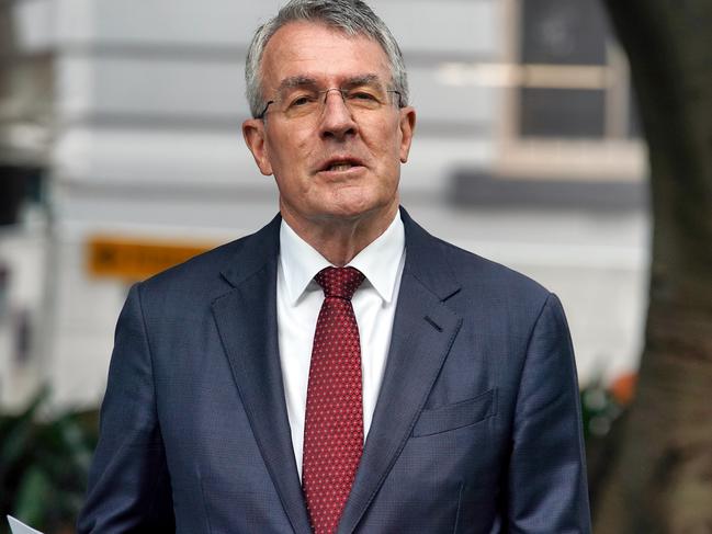 Attorney-General Mark Dreyfus is considering new laws to stop money laundering. Picture: NCA NewsWire / Luis Enrique Ascui