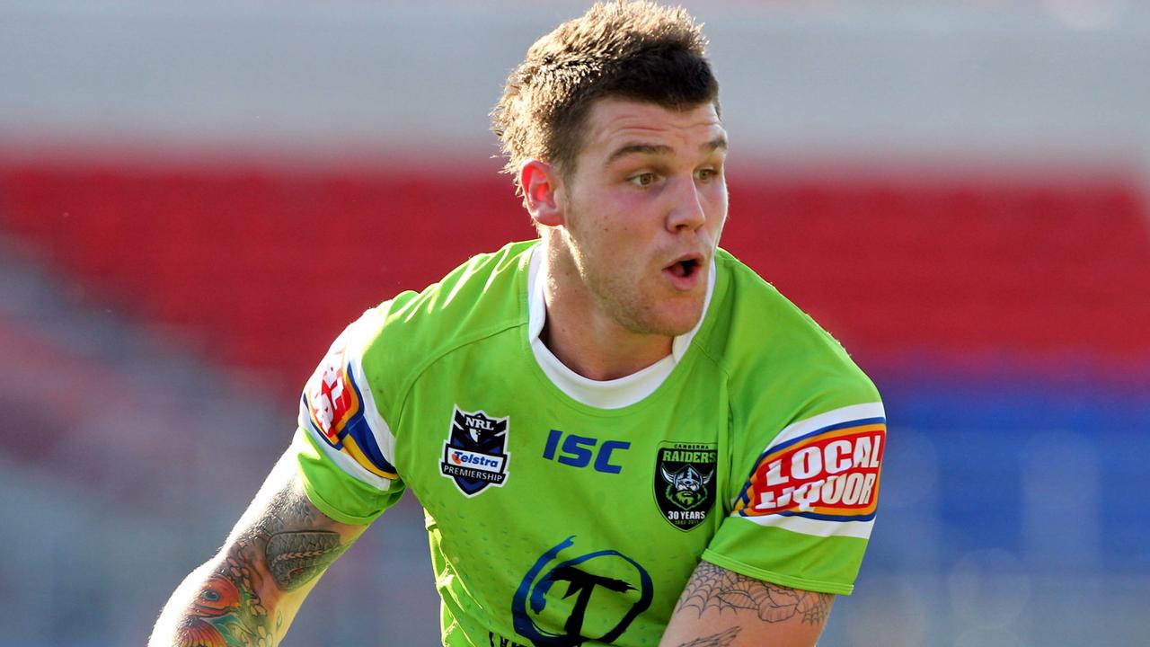 Josh Dugan during his Canberra days