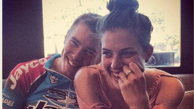 Rohan Dennis and Melissa Hoskins from their social media accounts .