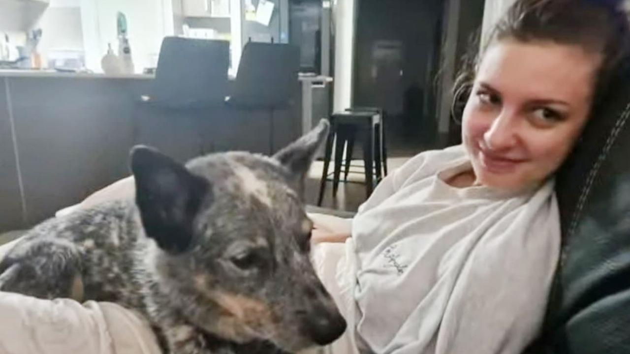 Constable Rachel McCrow with her dog Archie.
