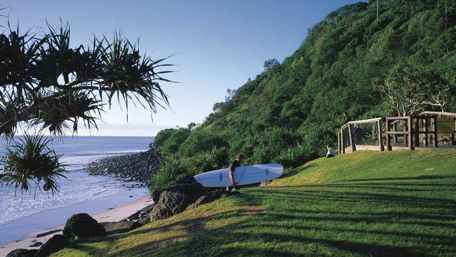 Burleigh Head National Park entry and lookout. Picture: Tourism and Events Queensland