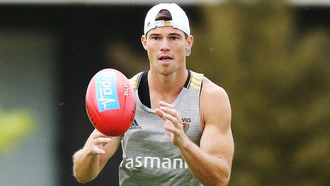 Jaeger O'Meara in ripping nick on the training track. Picture: Getty