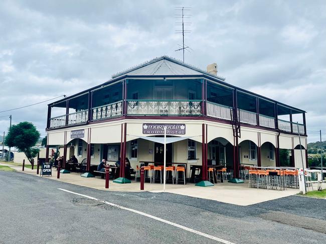 The boutique and charming Crown Hotel in Maryvale awaits a new owner to push it to its full potential. Photo: Supplied.