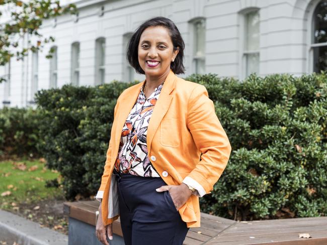 Labor’s candidate for Higgins, Dr Michelle Ananda-Rajah. Picture: Simone Schroeder