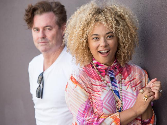 06/04/2017. Darlinghurst, Sydney, NSW, Australia.Pics by Julian Andrews.Portraits of Connie Mitchell and her partner Angus McDonald who are participating in a Ministry of Sound nostalgia tour.