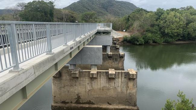 A pedestrian bridge over the Mowbray River, built in 2020, is currently the only tangible evidence of a Wangetti Trail. Picture: Department of Tourism