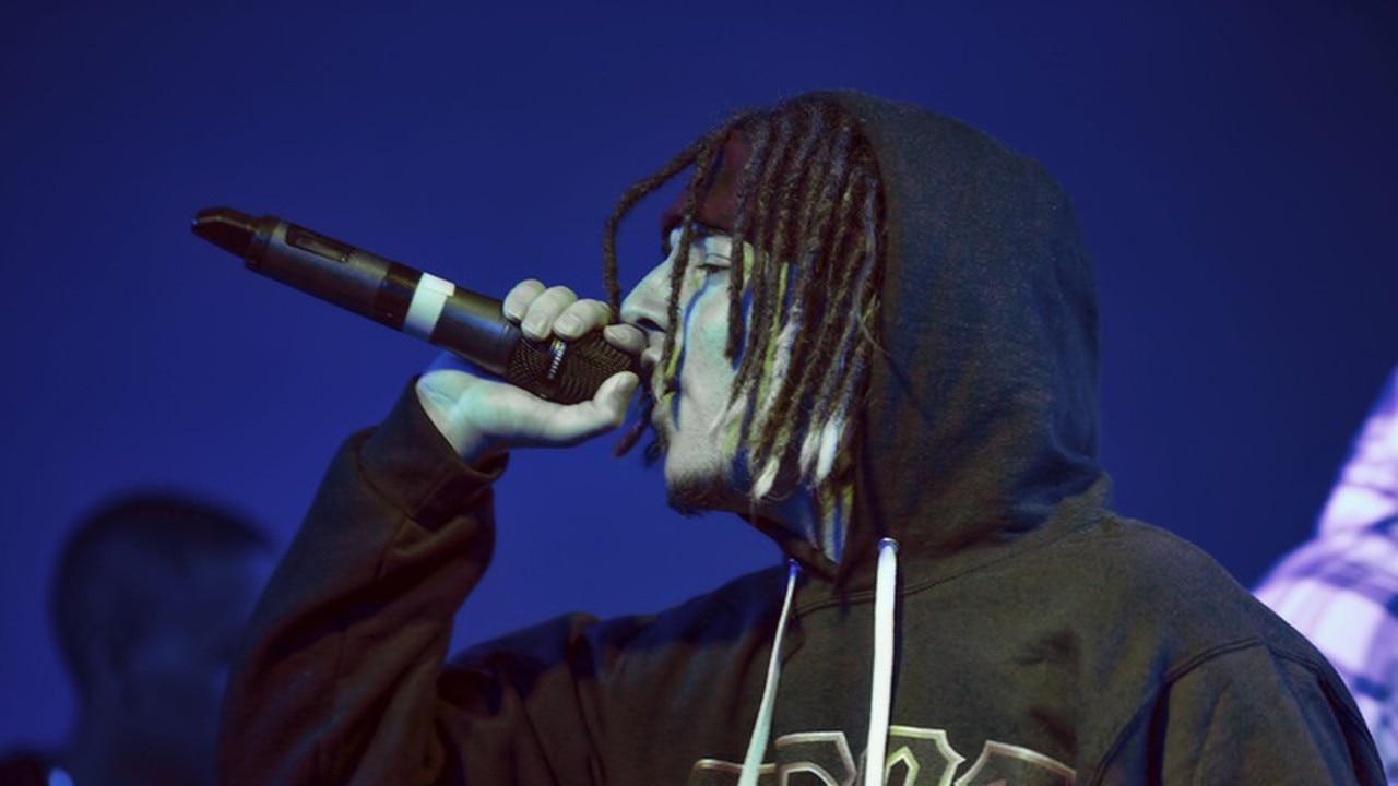 Patrick Whyntie performing as rapper Mastacraft.