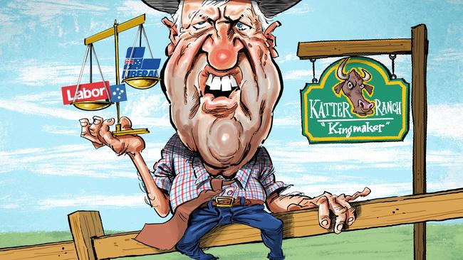 Graham Richardson Opinion column artwork. Independent Bob Katter could hold the balance of power if the election is as tight as predicted.