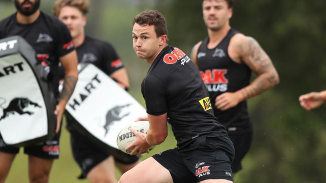 Dylan Edwards has been putting in the hard yards during preseason. (Brett Costello)