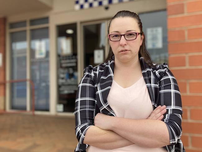 Ben Shields Team member and Wellington business owner Jess Gough secured a narrow victory over Anne Jones. Picture: Ryan Young