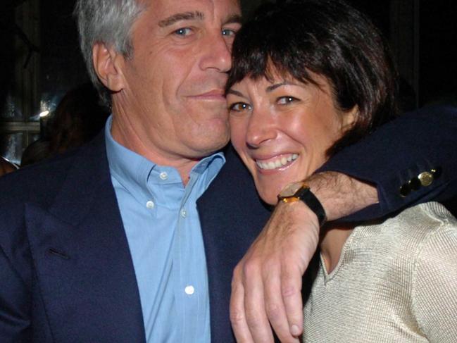 EMBARGO FOR  TWAM 8 AUG 2020 FEE APPLIESNEW YORK CITY, NY - MARCH 15: Jeffrey Epstein and Ghislaine Maxwell attend de Grisogono Sponsors The 2005 Wall Street Concert Series Benefitting Wall Street Rising, with a Performance by Rod Stewart at Cipriani Wall Street on March 15, 2005 in New York City. Cr GETTY IMAGES